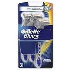 Gillette Blue Iii Disposable Razor 3 Pieces